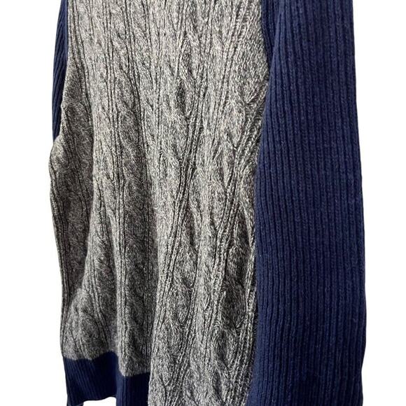 Banana Republic Italian Yarn Merino Wool Blend Cable Knit Mens Sweater sz L - Picture 9 of 16